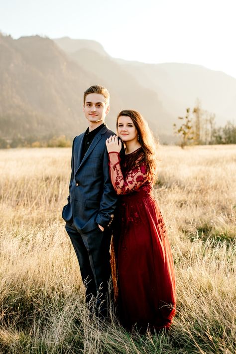 Maroon Gown, Spice Up Your Love Life, Troubled Relationship, It's Complicated, Couple Engagement Pictures, Alternative Wedding Rings, Conscious Awareness, Fun Photography, Portland Wedding Photographer