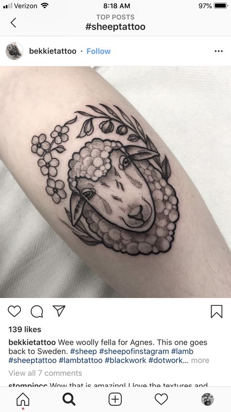 Lamb Skull Tattoo, Lamb Head Tattoo, Sheep Head Tattoo, Lamb Tattoo, Sheep Tattoo, Head Tattoo, Head Tattoos, Blackwork, I Tattoo