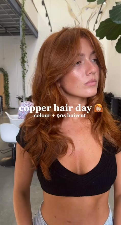 Short Haircut Tutorial, Short Haircut For Women, Copper Brown Hair, 90s Haircuts, Copper Blonde Hair, Cheveux Oranges, Amber Hair, Haircut For Women, Red Hair Inspo