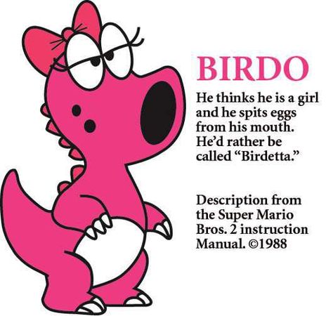 Birdo's profile - Birdo - profile- Nintendo - Super Mario - Mario Birdo Mario, Super Mario Princess, Mario Art, Super Mario Bros, Mario Bros, Super Mario, Number One, Cute Art, The Internet