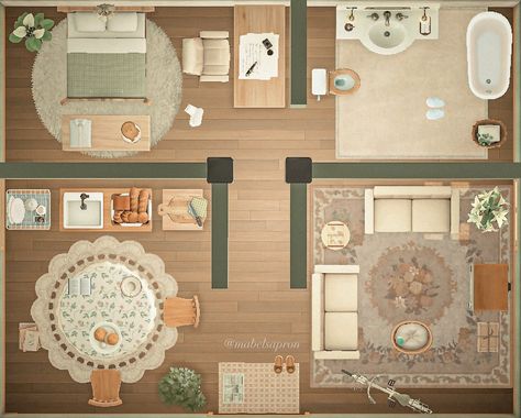 Acnh Back Room Ideas, Animal Crossing Happy Home Paradise Roomates, Acnh Roommate Layout, Fauna Animal Crossing House, Animal Crossing Island Home Ideas, Animal Crossing Game Room Ideas, Animal Crossing Roommate Ideas, Acnh Home Layout Ideas, Animal Crossing House Size