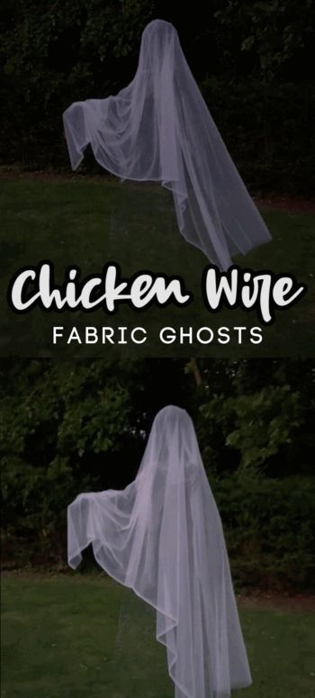 Lawn Ghosts, Chicken Wire Ghost, Wire Ghosts, Ghost Props, Best Halloween Decorations, Outdoor Ghosts, Cheesecloth Ghost, Halloween Decor Diy, Ghost Diy