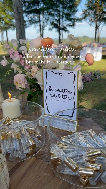 - Check more at https://howcandothis.com/weddingideas/64108/ Small Backyard Wedding Reception, Aesthetic Perfumes, Interactive Wedding, Her Perfume, Victoria's Secret Perfume, Garden Wedding Ideas, Wedding Content, Backyard Reception, Bug Spray