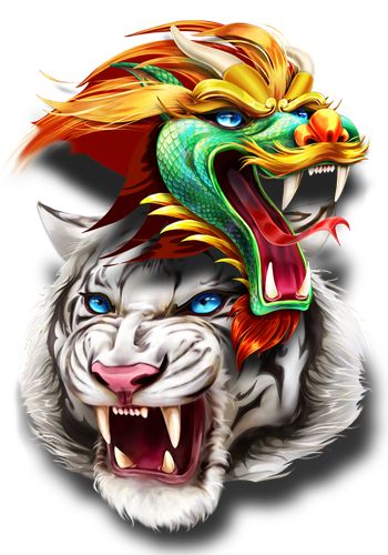 Slot Png, Dragon And Tiger, Slots, Blue, Black