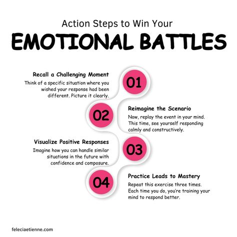 Ready to win your emotional battles? 🥊 It’s about taking empowered action. Here are other action steps that can make a big difference... - Acknowledge your feelings without judgment - Journaling to unpack your emotions - Practice open communication with trusted friends - Incorporate mindfulness to ground yourself Winning your emotional battles comes down to your willingness to engage. Taking action is a powerful way to transform your emotional landscape. Learn how to implement these s... Emotional Agility, Emotional Landscape, Open Communication, Taking Action, Train Your Mind, Success Coach, Big Goals, Successful Women, Make Time