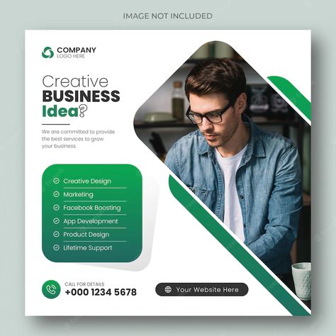 Premium PSD | Digital marketing agency and corporate business social media post template Graphic Design Post Ideas, Webinar Creative Ads, Broucher Ideas Design, Ad Design Inspiration, Business Poster Design, Creative Post Design, Social Media Marketing Post, Post Design Ideas, Creative Ads Design