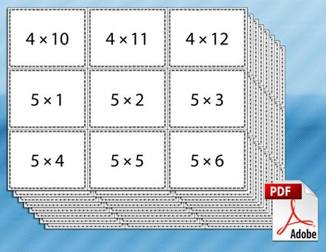 printable multiplication flash cards                                                                                                                                                                                 More Multiplication Flash Cards Printable, Multiplication Flash Cards, Division Flash Cards, Math Flashcards, Kids Math Activities, Flash Cards For Kids, Addition Flashcards, Math Flash Cards, Multiplication Flashcards