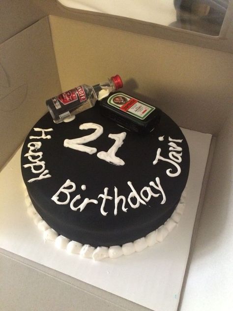 21St Birthday Cake Ideas For Him Simple But Nice Cake For Guys 21st Birthday Baking Pinterest Simple Guy Birthday Cake, 21st Birthday Photoshoot For Guys, 21st Birthday Cake For Guys Simple, Cake Phrases, 21st Birthday Cake Ideas, 21st Birthday Cake For Guys, Jordan Birthday, Birthday Cake For Boyfriend, Torte Creative