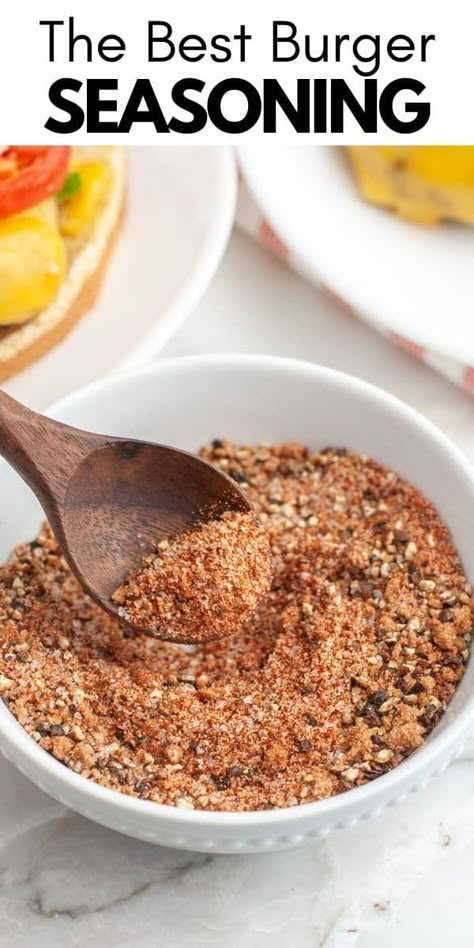 Grilled Burgers Seasoning, Turkey Burger Seasoning, Burger Seasoning Recipe, Hamburger Spices, Hamburger Seasoning Recipe, Best Burger Seasoning, Burger Recipes Seasoning, Turkey Burger Recipes Healthy, Burger Spice