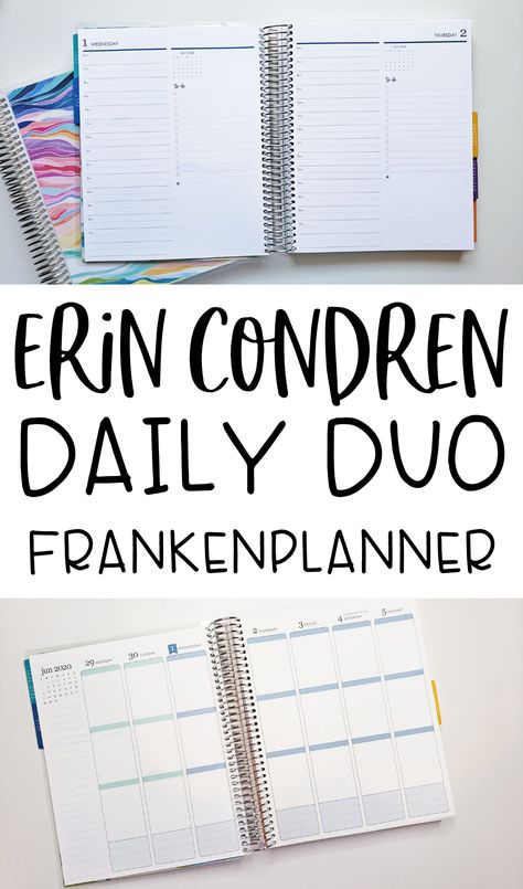 Erin Condren Daily Planner Ideas, Erin Condren Daily Duo Layout Ideas, Erin Condren Hourly Planner Ideas, Erin Condren Daily Duo Planner Ideas, Daily Duo Planner Ideas, Erin Condren Daily Duo Ideas, Erin Condren Planner Ideas, Erin Condren Layout, Erin Condren Monthly Planner