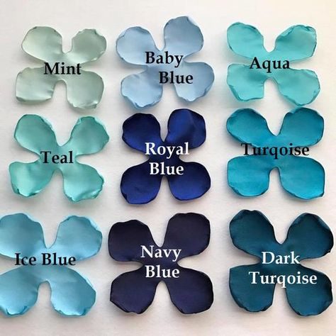 Colors Name, Flower Girl Petals, Color Knowledge, Silk Rose Petals, Color Mixing Chart, Color Combinations For Clothes, Bouquet Flower, Trendy Flowers, Satin Flowers