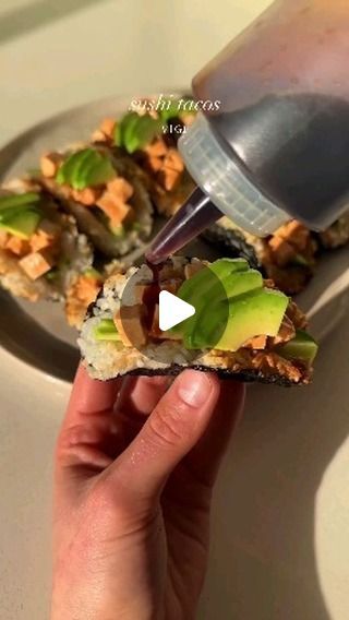 Mediterranean Diet Beginner on Instagram: "SUSHI TACOS🍣🌮  Can’t decide between sushi or tacos? Why choose one when you can have both!  These delicious sushi tacos are a perfect combination of salty, sweet and spicy with a crispy nori rice shell, spicy tofu cubes, fresh veggies and teriyaki🤌  By @itsvegansis ======================= 👉🏻The Mediterranean Diet offered a refreshing perspective – it encouraged me to embrace the flavours and textures of wholesome, unprocessed foods while reaping the benefits of sustained weight loss and improved overall well-being. The Mediterranean Diet shows us that food can be both nourishing and delicious. Don't forget to follow us so you don't miss out on everything about this diet. ======================= #mediterraneandietplan #mediterraneandiet #medit Sushi Taco, Tofu Cubes, Mediterranean Diet Plan, Vegan Cookbook, Unprocessed Food, Sushi Rice, Teriyaki Sauce, Rice Crispy, Taco Recipes