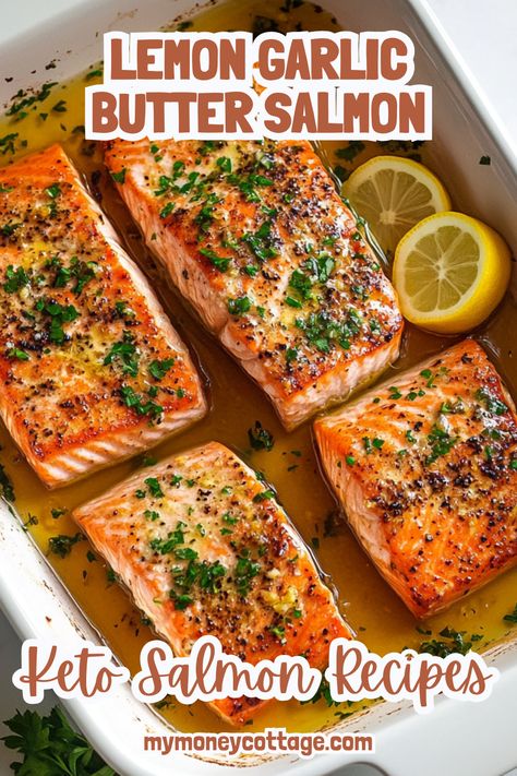 Best Easy Salmon Recipe, Optavia Salmon Recipe, Low Carb High Veggie Meals, Pescatarian Recipes Low Carb, Keto Sauce For Salmon, Different Ways To Cook Salmon, Cooked Salmon Bowl, Cubed Salmon Recipe, Quick And Easy Salmon Recipes