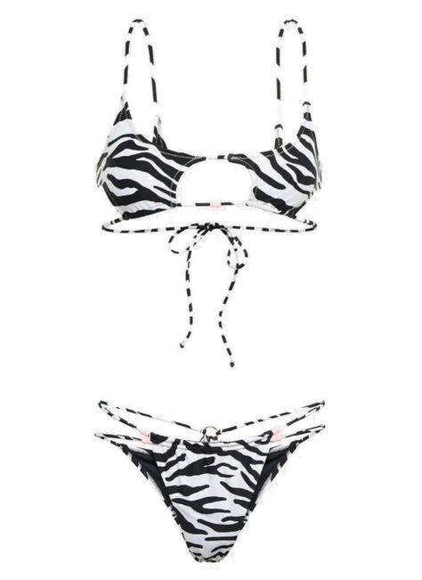 Reina Olga Theresa Zebra-Print Bikini set Dr Wardrobe, Zebra Print, Wardrobe