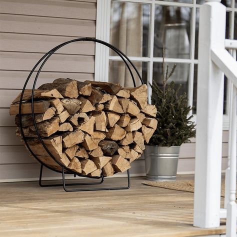 The Best Firewood Racks of 2022 Firewood Storage Rack, Firewood Storage Outdoor, Outdoor Firewood Rack, Firewood Racks, Fireplace Wood, Firewood Logs, Firewood Holder, Doors Makeover, Fireplace Logs