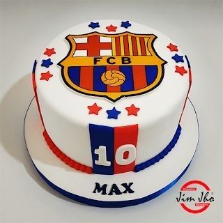 Bolo Do Barcelona, Barcelona Cake, Soccer Birthday Cakes, 10 Birthday Cake, Football Cake, Soccer Birthday, Cake Logo, Barcelona Fc, Drip Cakes