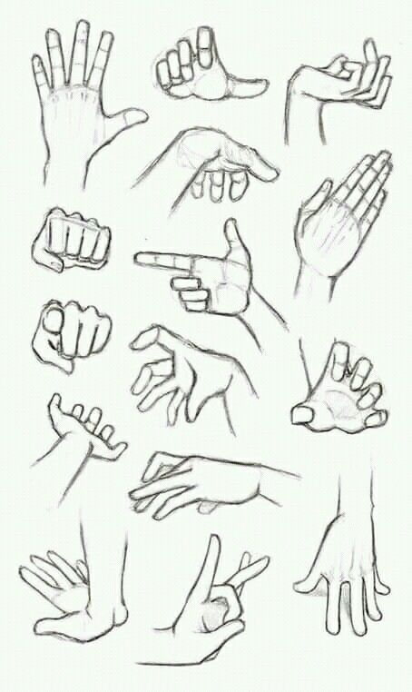 Hand Gesture Drawing, Learn To Draw Anime, Gesture Drawing Poses, Drawing Anime Bodies, Tato Minimal, How To Draw Anime, Girl Face Drawing, Hand Gestures, Anime Tutorial