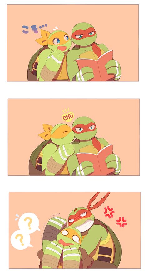 Raph X Mikey, Cowabunga Dude, Tmnt Mikey, Tmnt Comics, Teenage Mutant Ninja Turtles Art, Ninja Turtles Art, Tmnt Turtles, Tmnt 2012, Anime Dragon Ball