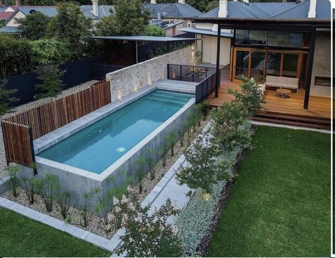 Pools Design, Small Backyard Pool, Backyard Pool Design, Kleiner Pool Design, Container Pool, Small Swimming Pools, Pool Care, Small Pool Design, Backyard Pool Landscaping