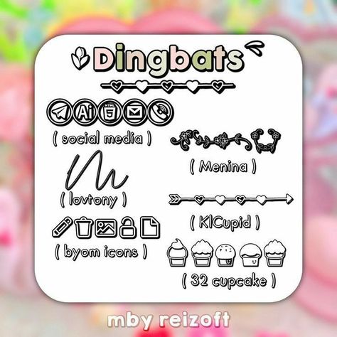 Dafont Dingbats, Dingbats Fonts, Dafont Fonts, Bulletin Journal, Farmhouse Font, Font Pack, Font Combo, Font Combos, Pretty Fonts