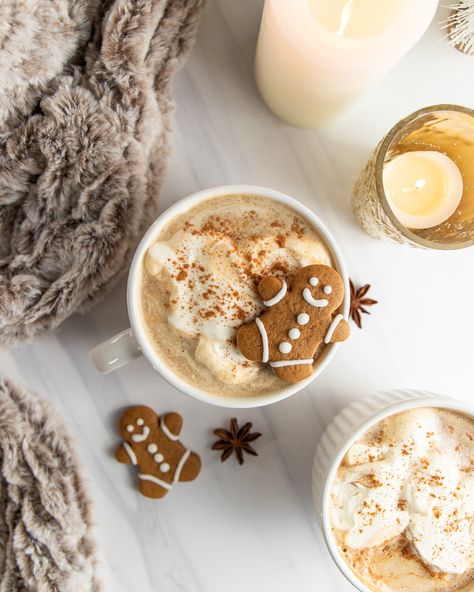 Gingerbread Protein Latte Dinner High Protein, Classic White Russian Recipe, Protein Latte, Gingerbread Protein, Alcohol Calories, White Russian Recipes, Gingerbread Syrup, Homemade Gingerbread, Gingerbread Latte