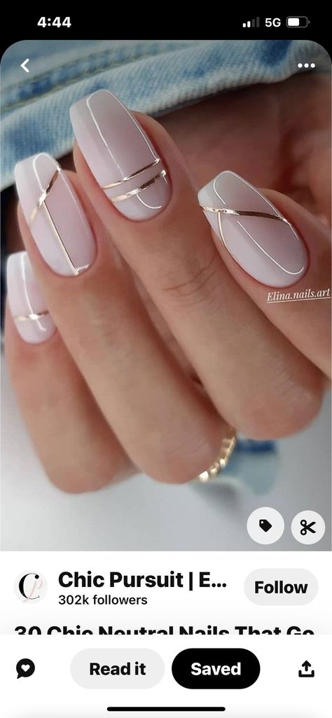 Pinky Nude Nails, Nail Nail Designs, Acrylic Nails Ideas, Summer Nails Art, Nail Art Easy, Nail Art Inspo, Nails Art Ideas, Art Designs Ideas, Nail Art Glitter