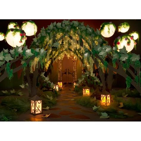 Enchanted Forest Prom, Enchanted Forest Decorations, Secret Garden Theme, Homecoming Themes, Enchanted Forest Party, Enchanted Forest Theme, Prom Themes, 8th Grade Dance, Forest Party