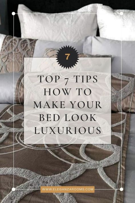 how to make a bed look luxurious; bedding layers; hotel bedding layers; Plush pillows and cushions; luxury custom bedding;elegant accents; quality lighting; luxurious headboard; Luxury beds; how to make a luxury bed; luxurious fabrics; elegant bed;Goose Down Pillow; Bougainvillea centerpiece; premium bedding set; cotton duvet set; california king bed; antique Gold Arched Mirror; Beaded flush mount light; monoco Duvet Set; How to make your bed look like a magazine;elegant bedroom sets Luxurios Bedding, How To Make Bed Look Luxurious, Luxury Hotel Bedding Ideas, How To Make A Bed Like A Hotel Luxury, King Bed Pillow Styling, Designer Bedrooms Luxury, How To Arrange Pillows On Bed, How To Make A Luxurious Bed, How To Make A Luxury Bed