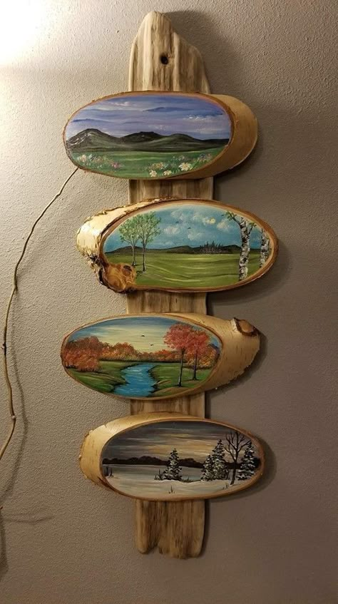 Wood painting techniques