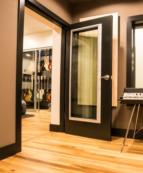 Acoustical Steel Doors for Home Recording Studios – Soundproof Studios Sound Proof Doors, Acoustic Door, Home Recording Studios, Doors For Home, Studio Soundproofing, Tiny Home Office, Music Recording Studio, Recording Studio Design, Recording Studio Home