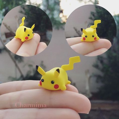 Clay Pokemon, Fimo Kawaii, Bubble Popping, Pokemon Craft, Polymer Clay Kawaii, Polymer Clay Figures, Tanah Liat, Fimo Polymer Clay, Polymer Clay Animals