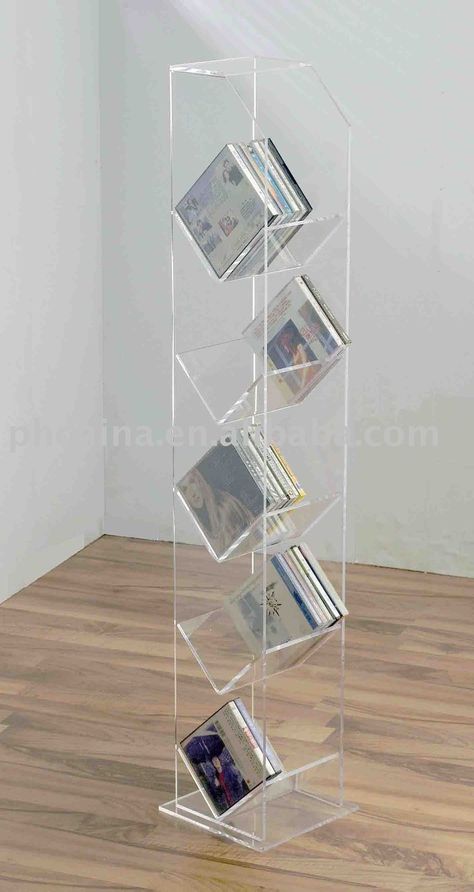 Storage Living Room Furniture, Cd Tower, Cd Shelf, Cd Display, Acrylic Floor, Dvd Shelves, Cd Rack, Cd Holder, Vinyl Player