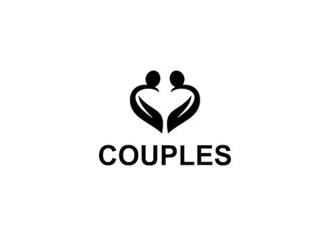 Couples logo design vector illustration | Premium Vector #Freepik #vector #dating-logo #heart-logo #couple-logo #red-heart Couple Logo Design, Couple Logo, Hanuman Wallpaper, Heart Logo, Couple Relationship, Married Couple, Vector Photo, Vector Logo, High Quality Images