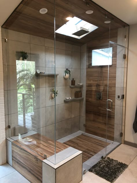 Lafayette Master Bathroom Remodel - Zen Inspired - Asian - Bathroom - San Francisco - by Distinctive Cabinetry | Houzz Bathroom Zen, Zen Bathroom Design, Asian Bathroom, Zen Interiors, Zen Bathroom, Bathroom Redesign, Dark Furniture, Bathroom Remodel Shower, Bathroom Design Decor