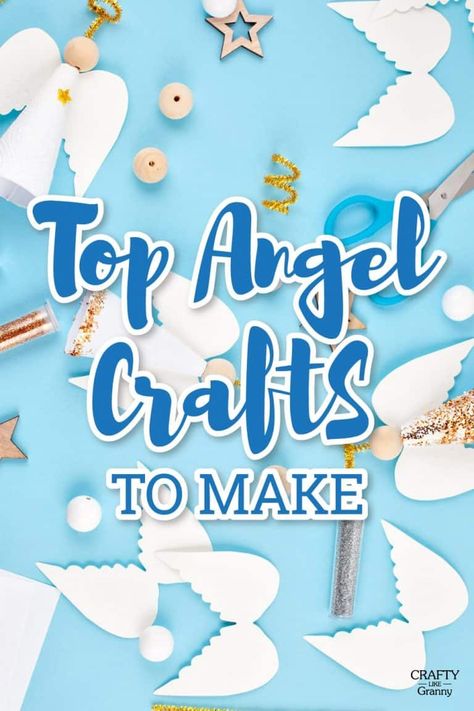 Adorable Angel Crafts The Whole Family Will Enjoy Angel Crafts For Preschoolers, Angel Ornaments Diy, Diy Christmas Angel Ornaments, Diy Angel Ornaments, Ornaments Diy Kids, Christmas Angel Crafts, Diy Angels, Felt Angel, Angel Kids