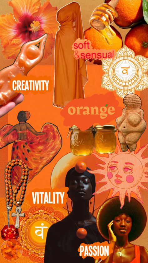 My sacral chakra lately has been out of whack and I need balance desperately. Solar Plexus Chakra Aesthetic, Sacral Chakra Aesthetic, Sacral Chakra Art, Chakra Aesthetic, Sacral Chakra Healing, Soul Collage, Chakra Art, Collage Board, Stream Of Consciousness