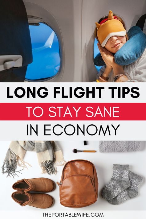 Long Haul Flight Outfit, Long Flight Outfit, Surviving Long Flights, Long Flight Tips, Flight Tips, Travel Hacks Airplane, Flight Outfit, Travel Outfit Plane, Flight Bag