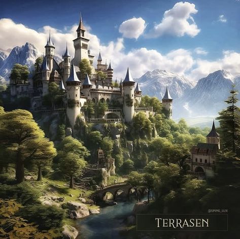 Terrasen Tog Castle, Antica Tog, Terrasen Aesthetic, Throne Of Glass Characters, Fantasy Cities, Series Ideas, Tog Series, Glass Aesthetic, Throne Of Glass Fanart