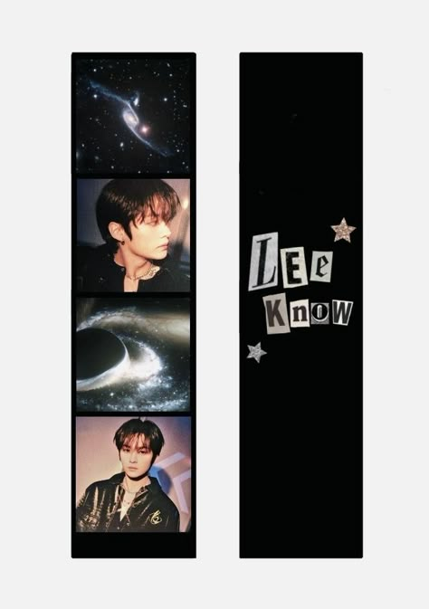 Lee Know Bookmark, Straykids Bookmark, Skz Bookmarks, Stray Kids Bookmark, 3d Letters Tutorial, Happy Mail Printable, Bts Season Greeting, Broken Book, Handmade Bookmarks Diy