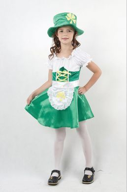 Irish costume Irish Fancy Dress, Leprechaun Girl, Leprechaun Costume, Childrens Fancy Dress, Fete Saint Patrick, Irish Dress, St Patrick's Day Costumes, Girls Fancy Dress, St Patrick's Day Outfit