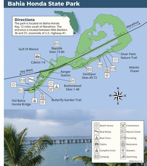 Bahia Honda State Park has it all: Top campsites and cabins plus great snorkeling 12 Bodie State Historic Park, Lovers Key State Park Florida, Florida State Parks Map, Florida Rv Parks On The Beach, State Park Cabins, Bahia Honda State Park, Cool Tents, Visit Florida, Open Water