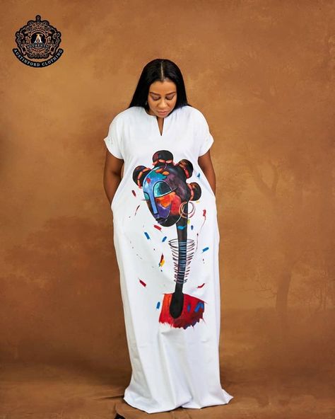 Vintage Bubu Gown Styles, Plain Gown Styles, African Dresses For Women Casual, Preggy Outfit, A Shape Gown Ankara, Bubu Gowns, Simple Dress Styles, Boubou Styles For Women, Kaftan Styles