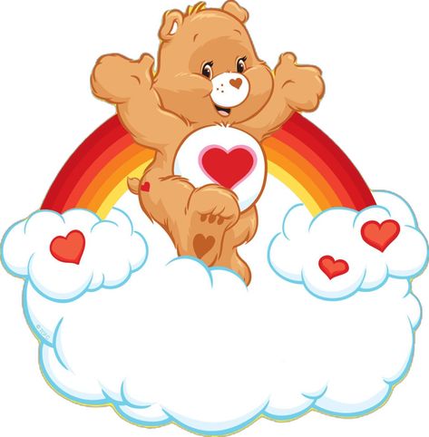 Tenderheart Bear, Care Bears Vintage, Bear Decal, Idee Babyshower, Care Bears Cousins, Removable Wall Stickers, Wall Stickers Home Decor, 80s Cartoons, Bear Wallpaper