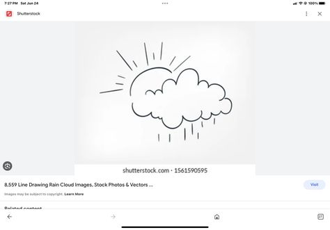 Rain Cloud Tattoos, Drawing Rain, Rain Tattoo, Cloud Tattoo, Sun And Clouds, Rain Cloud, Cloud Drawing, Sun Tattoo, Rain Clouds