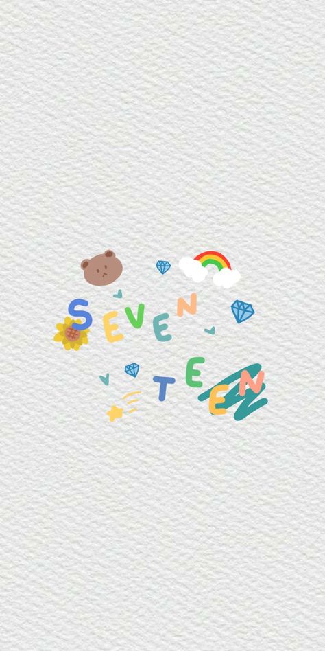 Seventeen Wallpaper Kpop, Seventeen Going Seventeen, 강아지 그림, K Wallpaper, Seventeen Wallpapers, Seventeen Album, Homescreen Wallpaper, Love Wallpaper, Wallpaper Iphone Cute