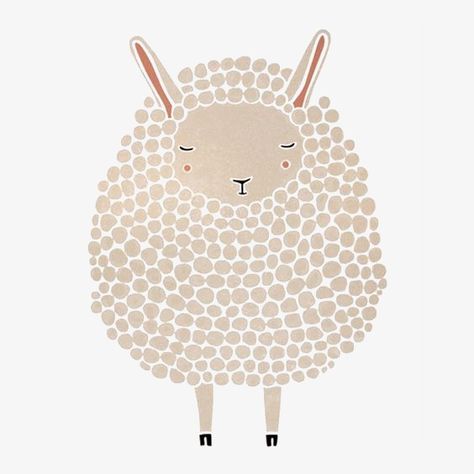 Cartoon Lamb, Sheep Vector, Sheep Illustration, Idee Babyshower, Sheep Art, Baby Illustration, Bedtime Story, 자수 디자인, Baby Art