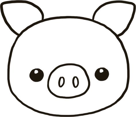 Pig cartoon animals kawaii doodle coloring page - Photos by Canva Pig Clipart Black And White, Pig Black And White, Pig Doodle, Doodle Coloring Page, Kawaii Doodle, Pig Clipart, Pig Drawing, Page Photo, Kawaii Pig