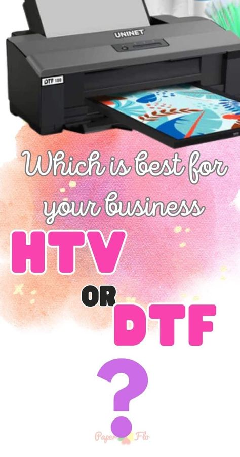 HTV vs DTF Printing: Which one for Your Crafting Business? - Crafting Business, Anime Shirts, Dtf Printer, Heat Press Machine, Dtf Print, Which Is Better, Dtf Printing, Shirt Printing, Vinyl Sheets