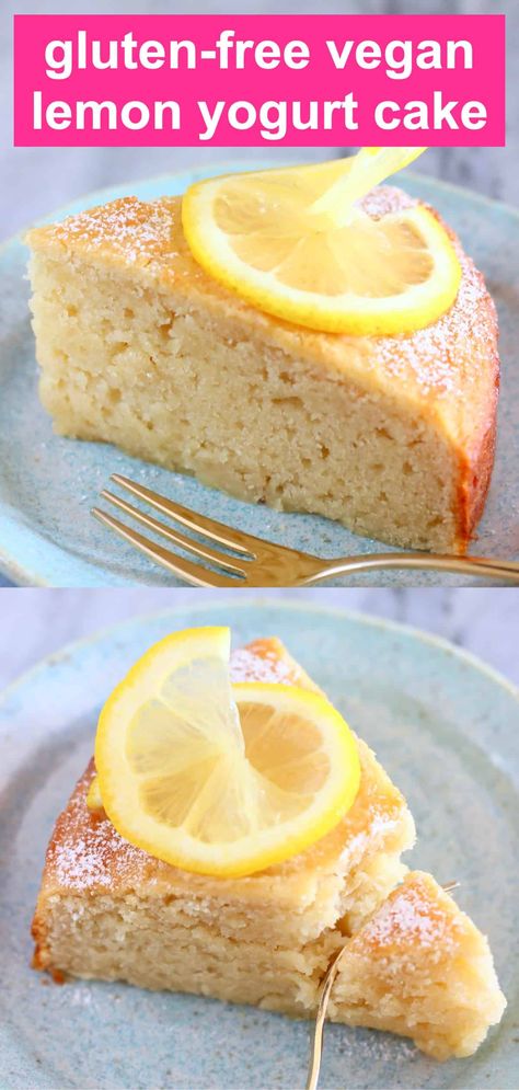 Gluten Free Yogurt Cake, Vegan Yogurt Cake, Sugar Free Lemon Desserts, Gluten Free Lemon Desserts, Vegan Lemon Desserts, Dairy Free Lemon Cake, Sugar Free Lemon Cake, Healthy Lemon Cake, Lemon Desserts Healthy