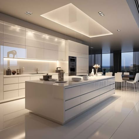 20+ Bright and Beautiful Modern White Kitchen Design Inspirations • 333+ Inspiring Lifestyle Ideas Modern Kitchen Nook, Modern Kitchen Open, Inspiring Lifestyle, Open Kitchen And Living Room, Kitchen Design Open, Kitchen Design Plans, White Kitchen Design, Kitchen Concepts, 아파트 인테리어